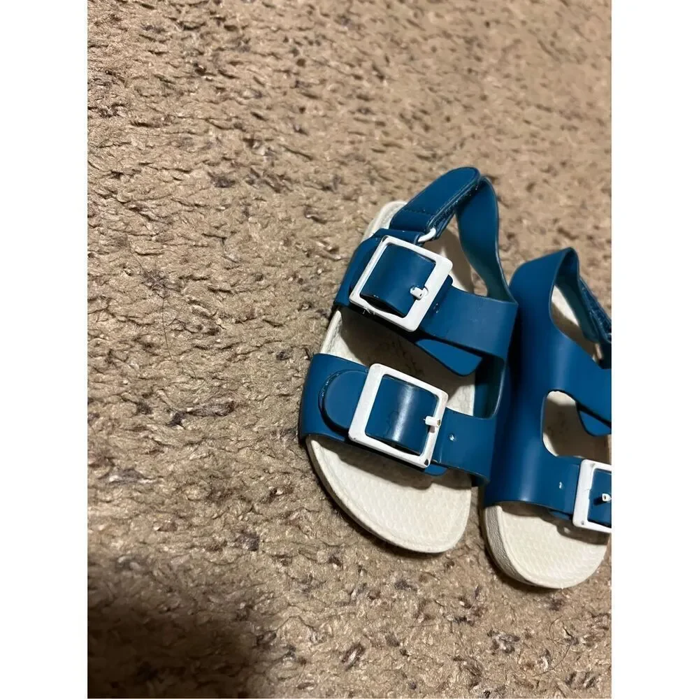 Zara Baby Dream Big Blue Sandals Baby Size 19